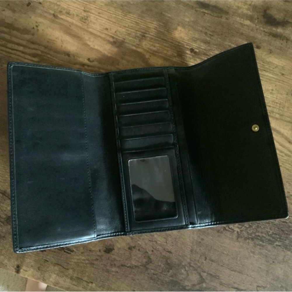 Coach Signature Set Handbag Tote Purse Wallet Winter Fur leather canvas - Picture 14 of 15